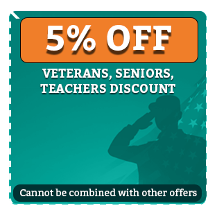 plumbing coupon and special offer for all veterans seniors teachers